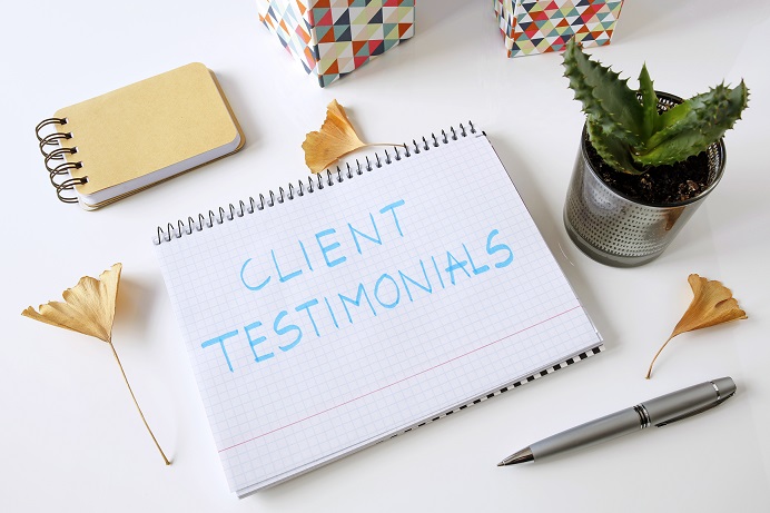 client testimonial